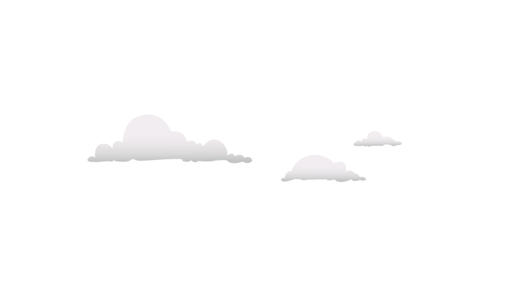 Moon and cloud graphic